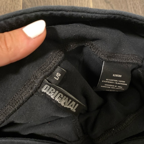 nicole miller black leggings - Size L - Picture 3 of 3